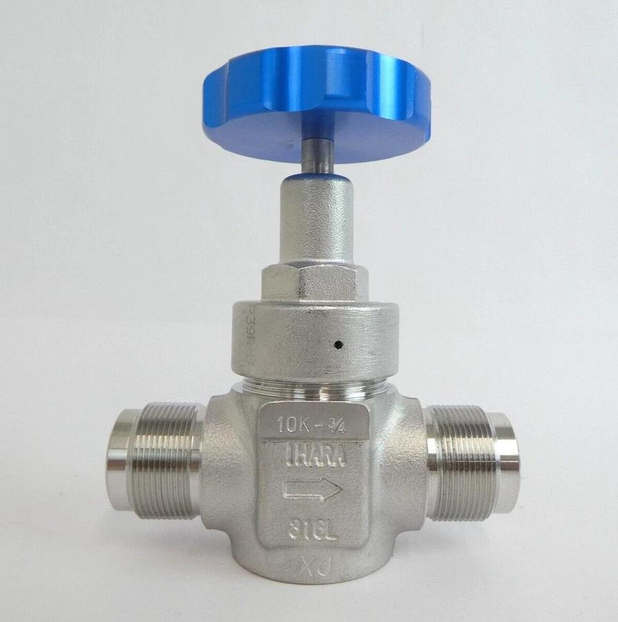 Used IHARA 9C16 Bellows Manual Valve 10k-3/4 Reseller Lot of 10 Working