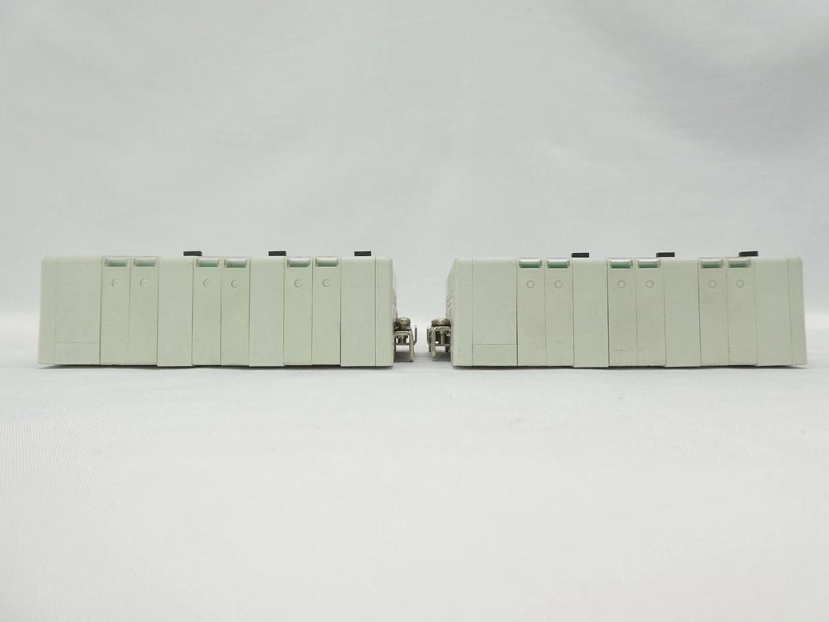 Used CKD N4E0 Series 6-Port Pneumatic Manifold NE40-ER Lot of 2 TEL Lithius Working