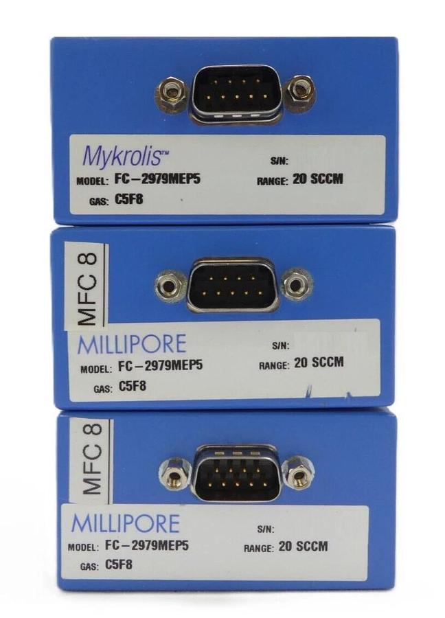 Used Millipore Mykrolis FC-2979MEP5 Mass Flow Controller MFC Reseller Lot of 14 Spare