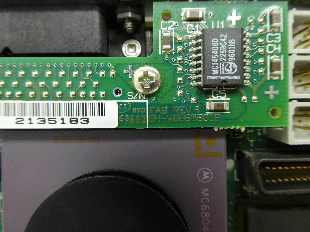 Used Motorola 01-W3960B33B Embedded Controller PCB Card MVME 162-510A ESI 9250 Spare