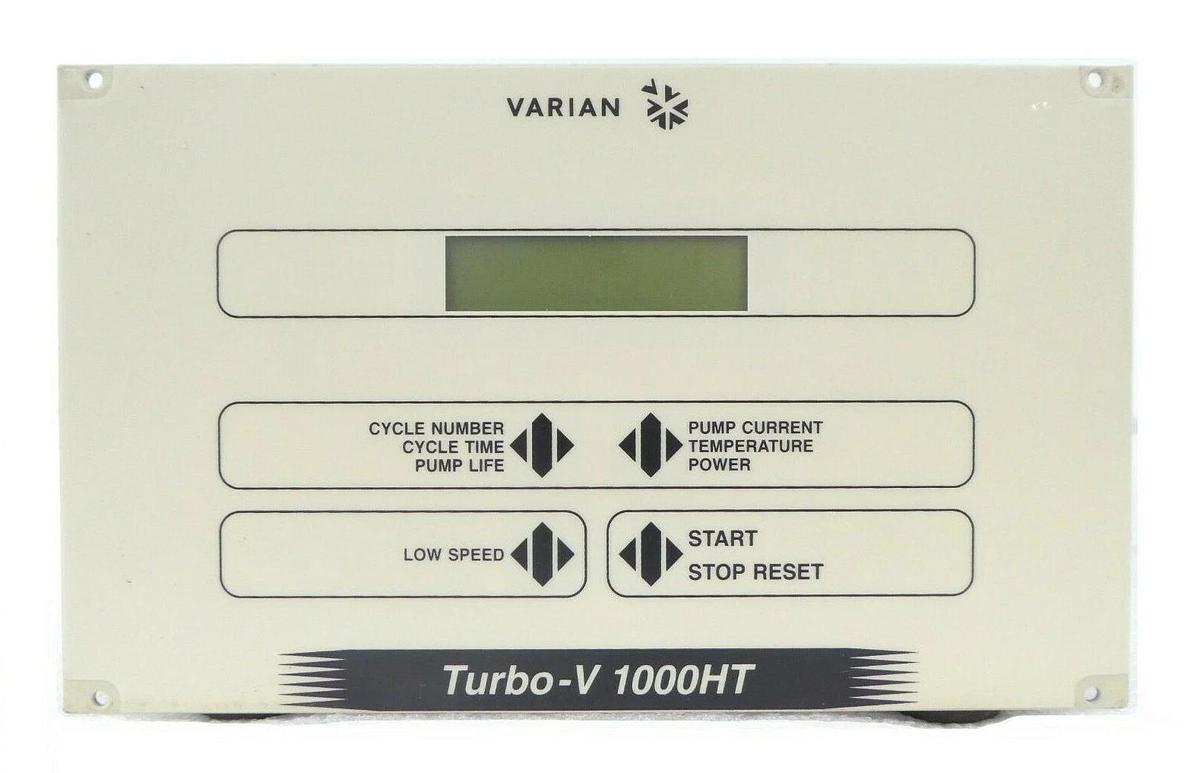 Used Turbo-V 1000HT Varian 9699554S020 Turbomolecular Pump Controller eS31 Working