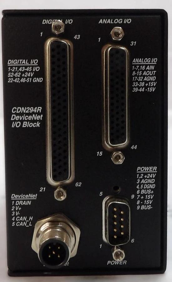 Used MKS Instruments AS01294-04 Hardened DeviceNet I/O Block CDN294R Lot of 2