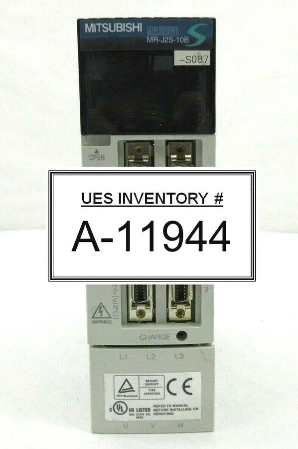 Used Mitsubishi MR-J2S-10B-S087 AC Servo Driver PLC MELSERVO Used Working
