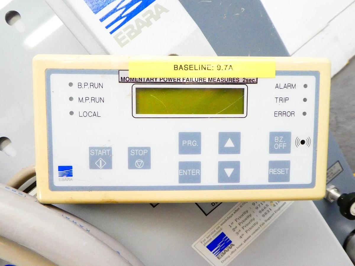 Used Ebara AAS70WN Heavy Duty Dry Vacuum Pump AAS Series Tested Not Working As-Is