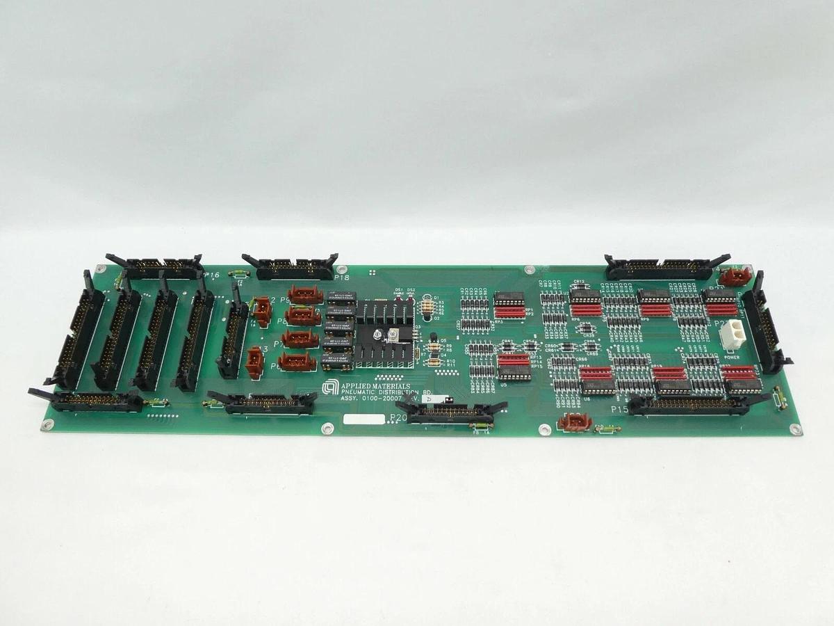 Used AMAT Applied Materials 0100-20007 Pneumatic Distribution Board PCB Working