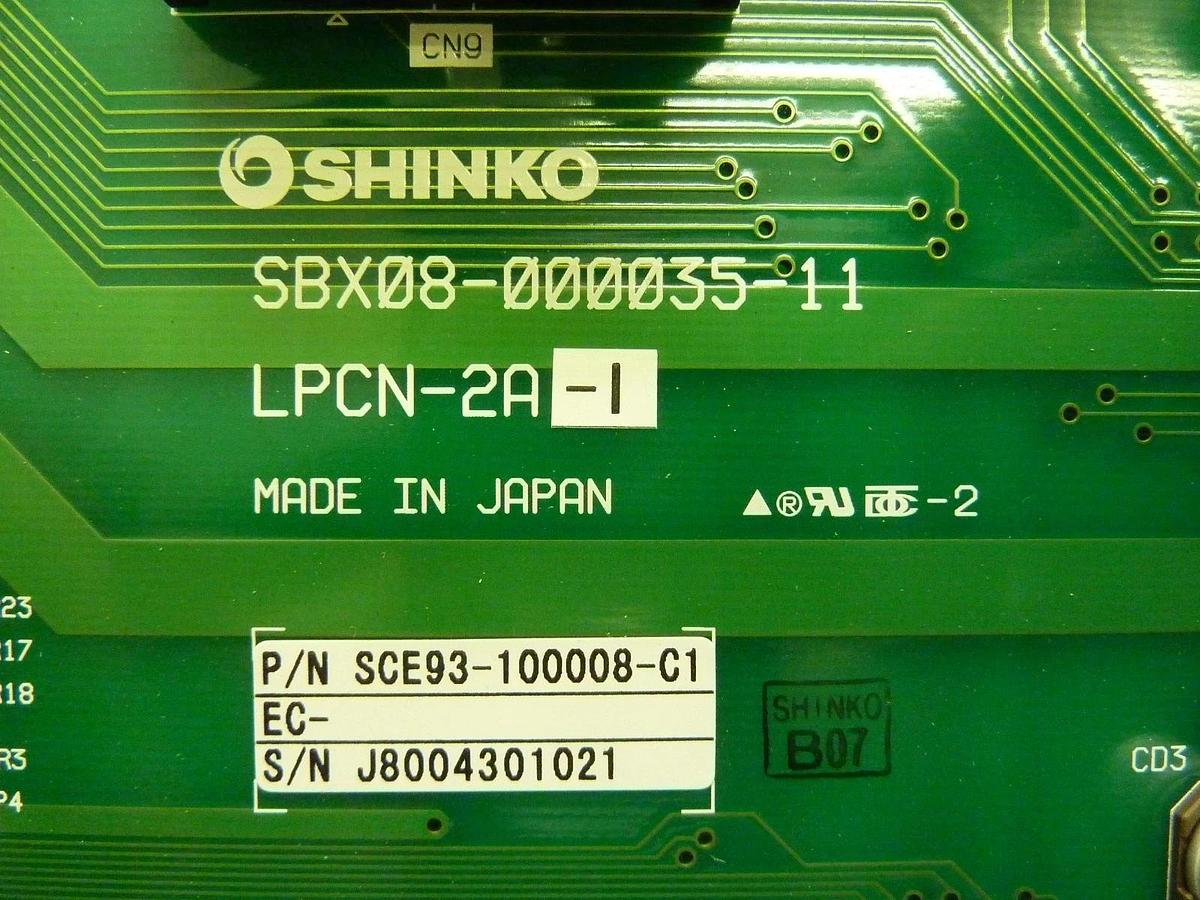 Used Shinko Electric SCE93-100008-C1 LPCN-2A-1 Interface PCB SBX08-000035-11 Used