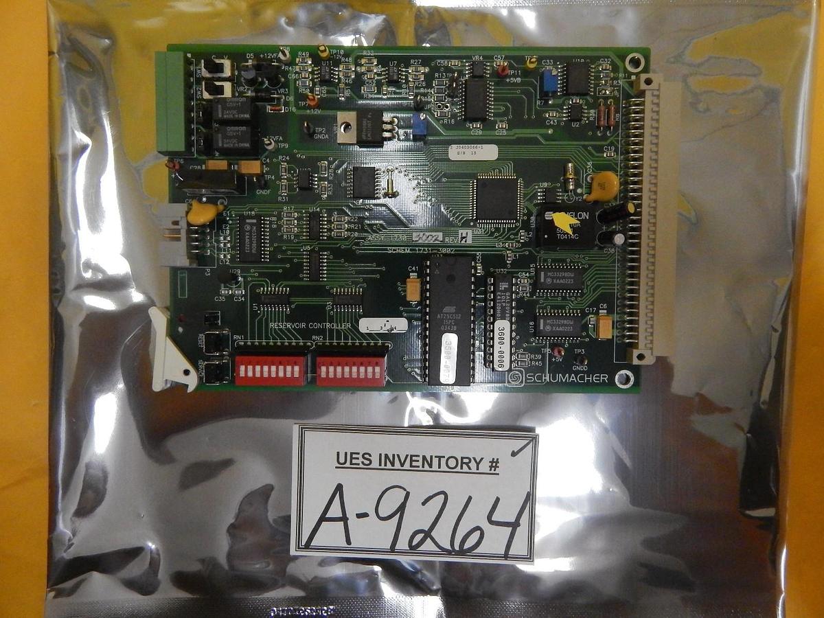 Used Schumacher 1730-3002 Reservoir Controller PCB Card J0403066-1 Used Working