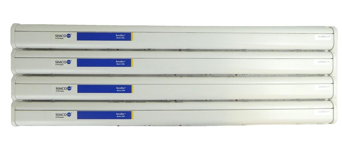 Used Simco Model 5585 AeroBar Ionizer Static Neutralizer Reseller Lot of 4 Working