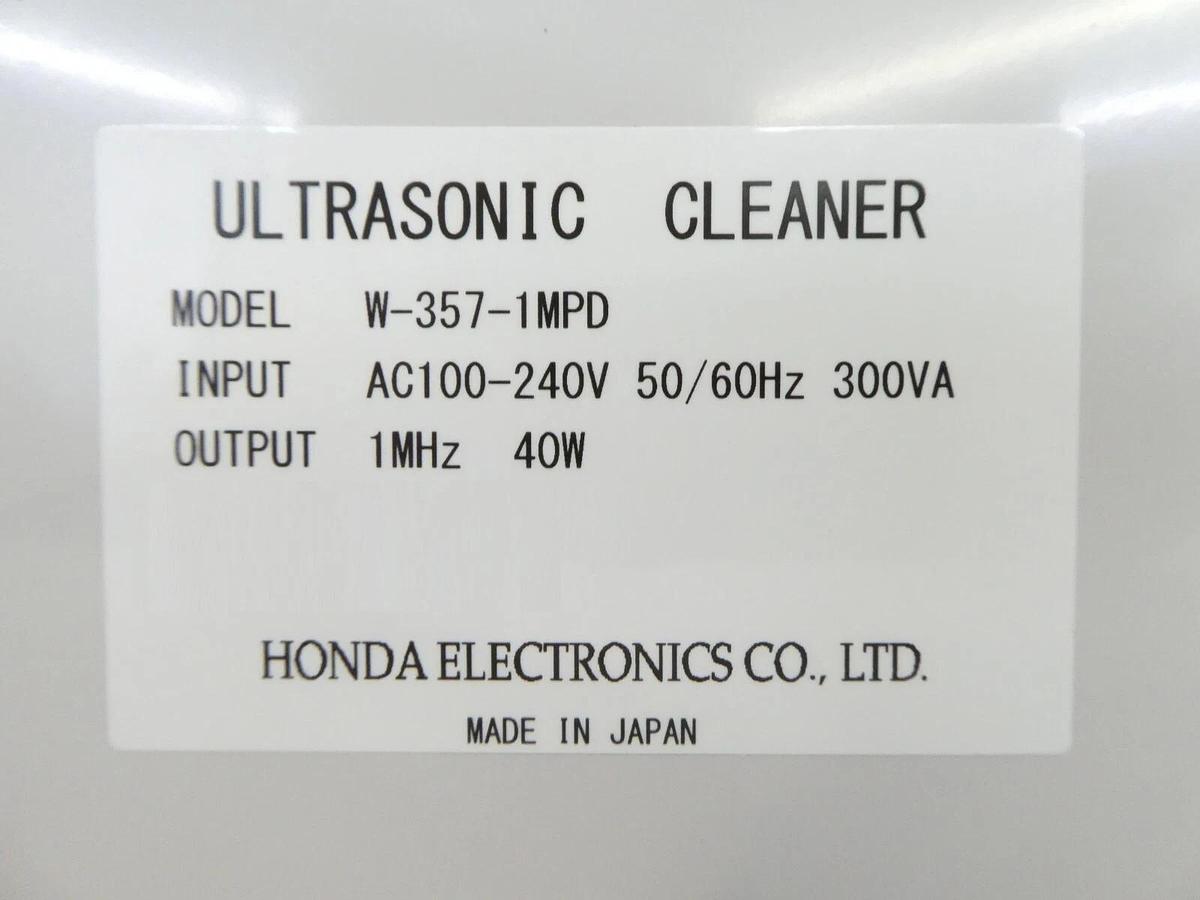 Used Honda Electronics W-357-1MPD Ultrasonic Cleaner Controller Pulse Jet Working