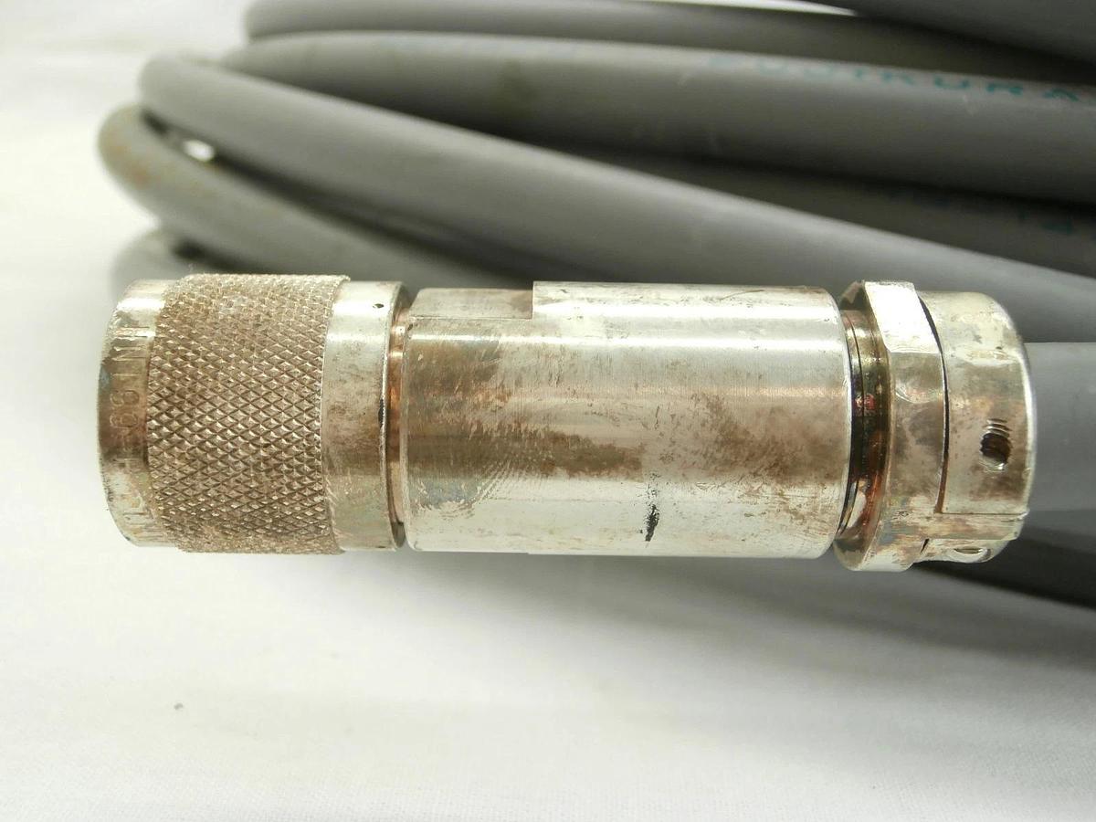 Used TEL Tokyo Electron 3D86-002829-V1 RF Cable 66 Foot 20 Meters Cu Exposed Working