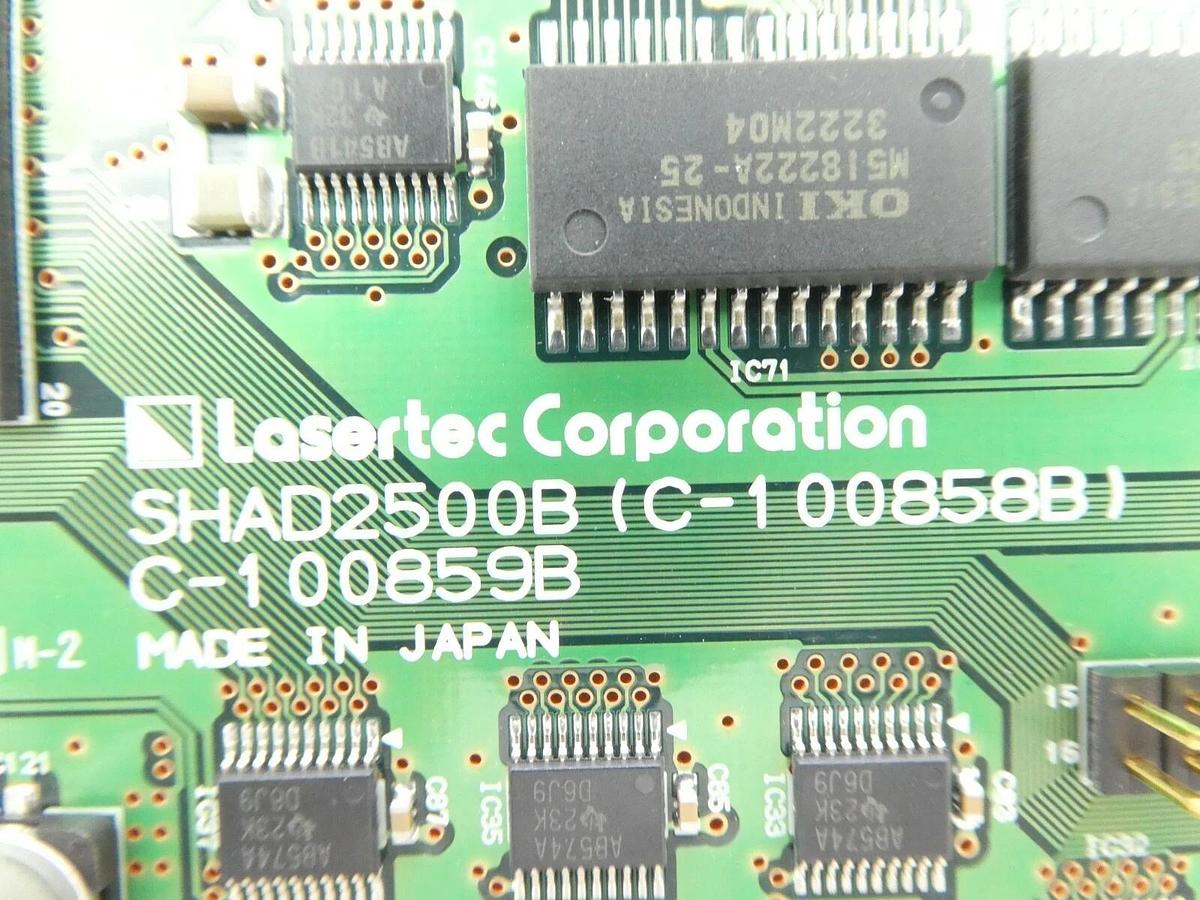 Used Lasertec Corporation C-100859B PCB Card SHAD2500B C-100858B Working Surplus