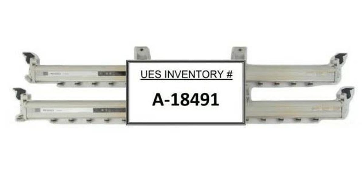Used Keyence SJ-R108 Static Eliminator SJ-R Series Reseller Lot of 2 Working Surplus