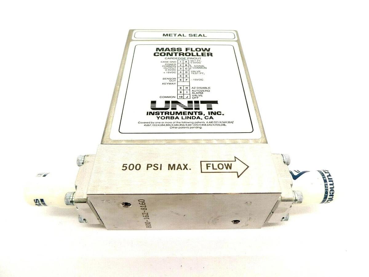 Refurbished UNIT Instruments UFC-8160 Mass Flow Controller MFC 10 SLM H2 8160 Refurbished