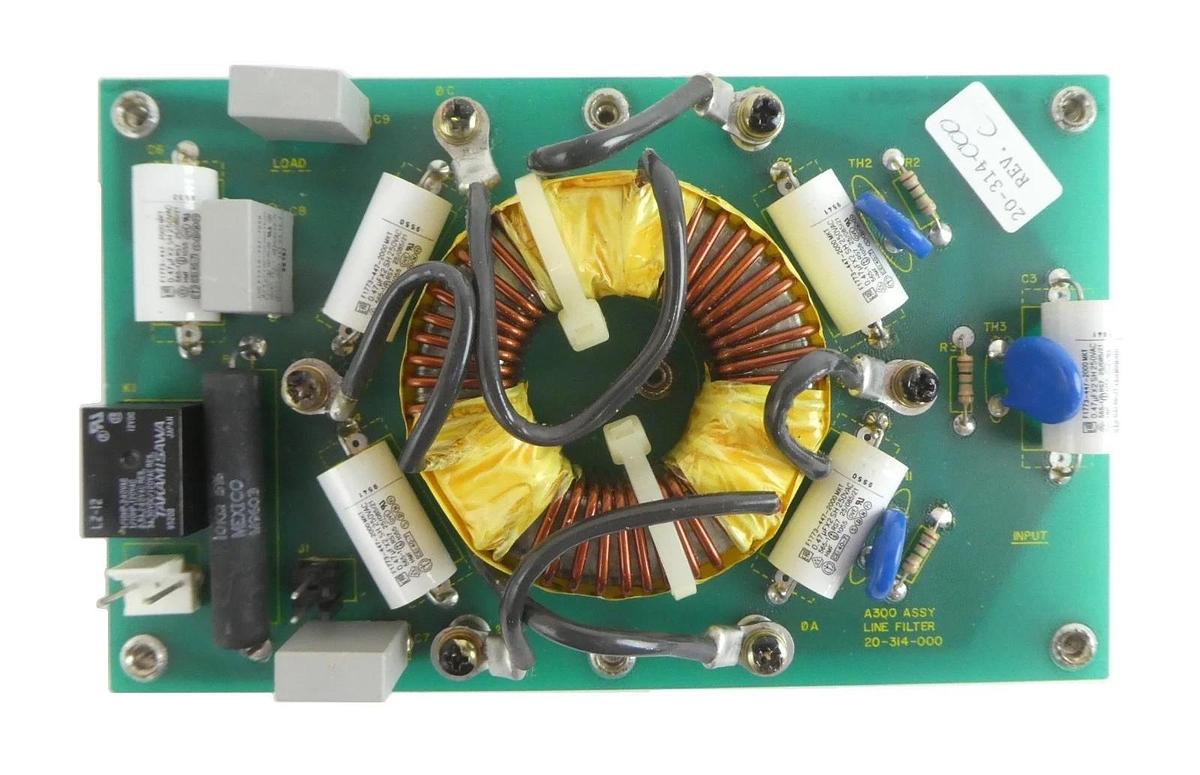 Used ASTeX Applied Science & Technology 20-314-000 A300 Line Filter PCB Working