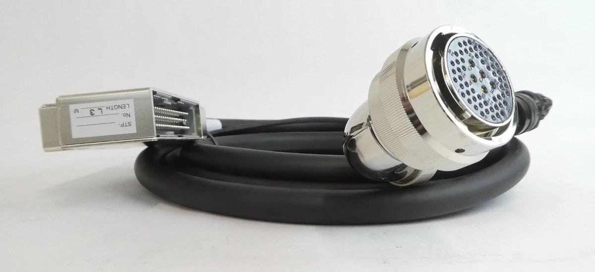 Used STP Edwards PT35-Y3-B04 Turbomolecular Pump Cable 9.8 Foot 3m Working Surplus