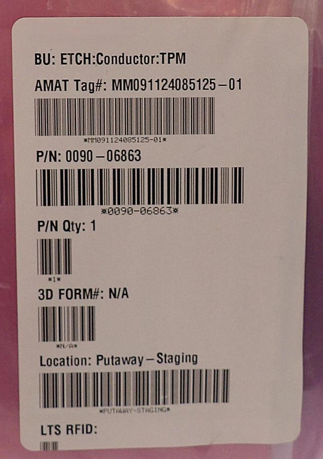Used AMAT Applied Materials 0090-06863 CIOC ECAT ADVANTEDGE New