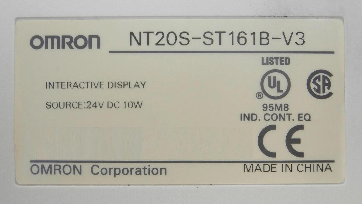 Used Omron NT20S-ST161B-V3 Interactive Display Touch Screen Working Spare