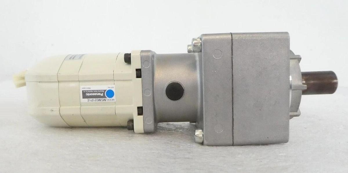 Used Panasonic MSM021P33 AC Servo Motor Gearhead VRKF-9C-200 lot of 2 Working
