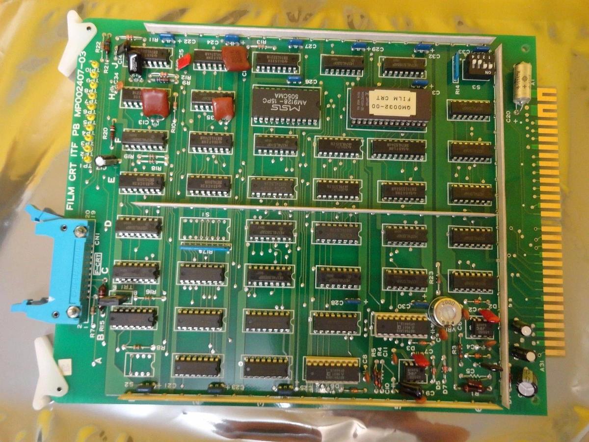 Used JEOL MP002407-03 FILM CRT ITF PB Interface Board PCB Card JEM-2010F Working