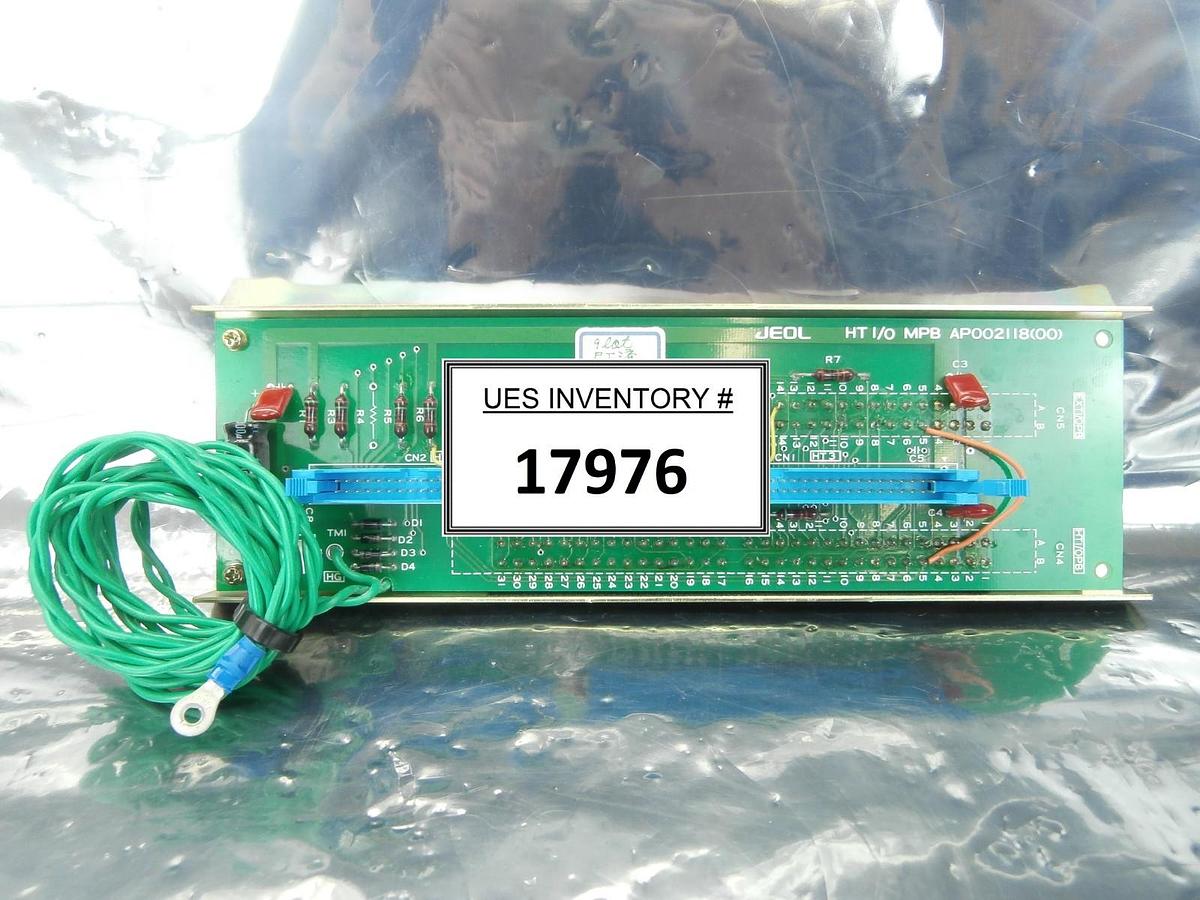 Used JEOL AP002118(00) Backplane Board PCB HT I/O MPB JSM-6400F SEM Used Working