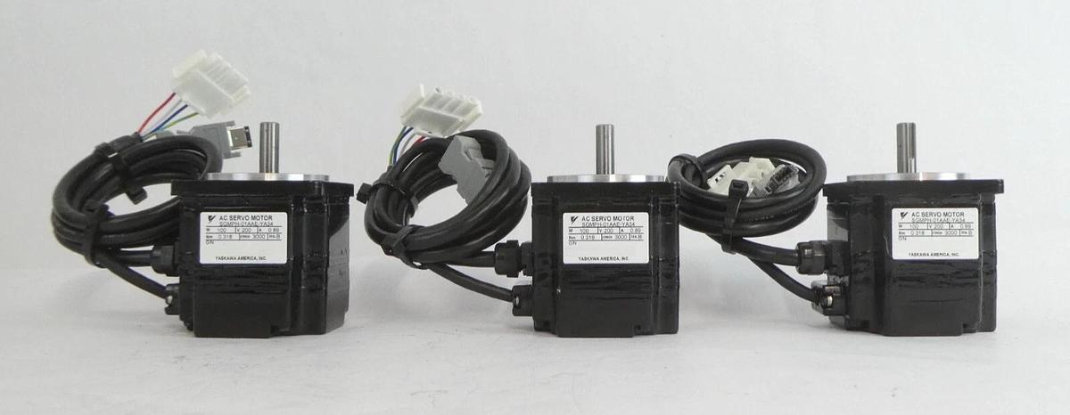 Yaskawa SGMPH-01AAE-YA34 Servo Motor Reseller Lot of 8 New Surplus