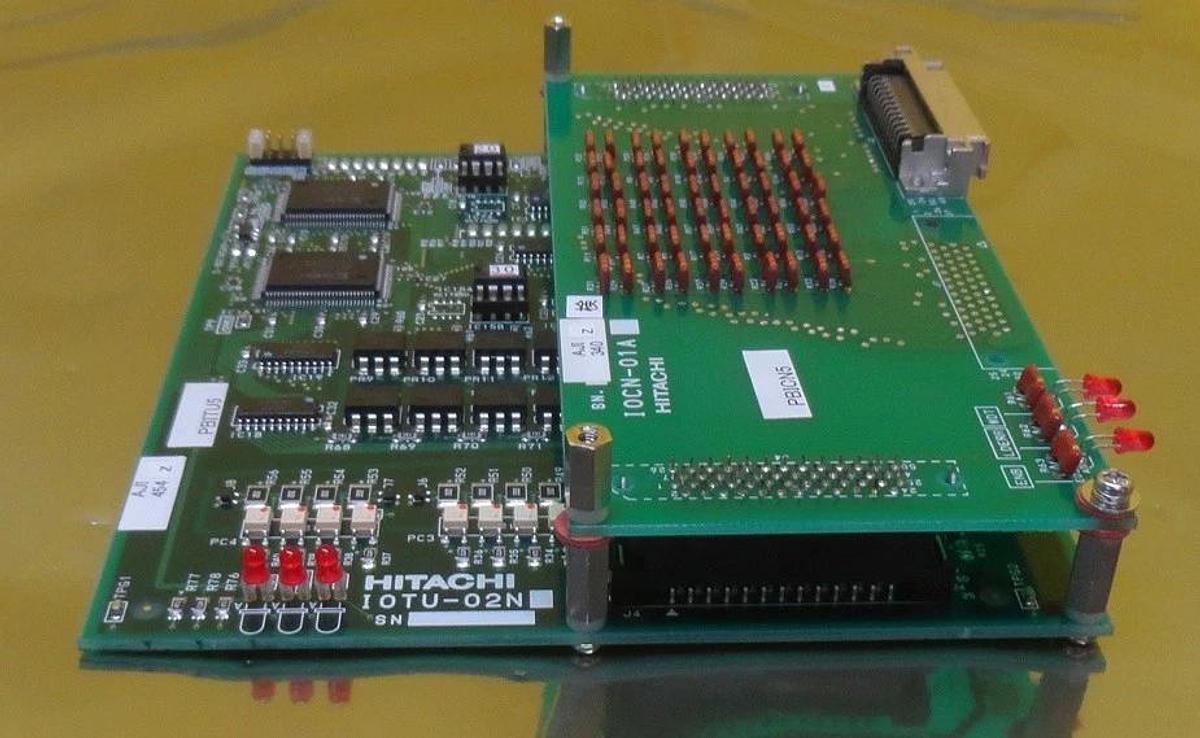 Used Hitachi IOTU-02N Relay Interface Board PCB Used Working