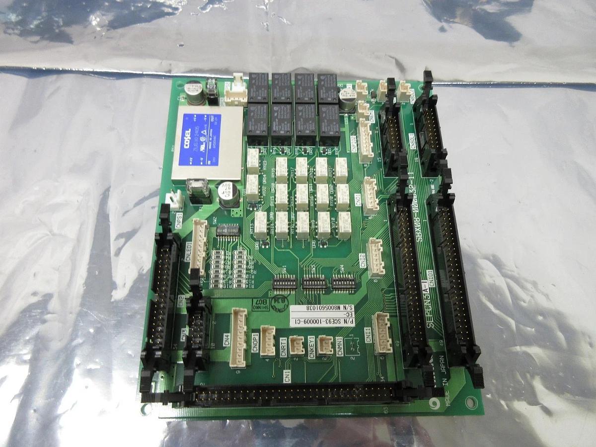 Used Shinko Electric SCE93-100009-C1 Interface PCB SLPCN3A-1 SBX08-000032-11 Working