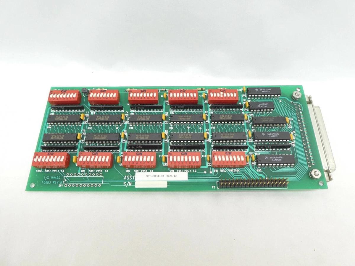 Brooks Automation 001-0084-01 I/O Board PCB 10083 Rev. B2 New Surplus