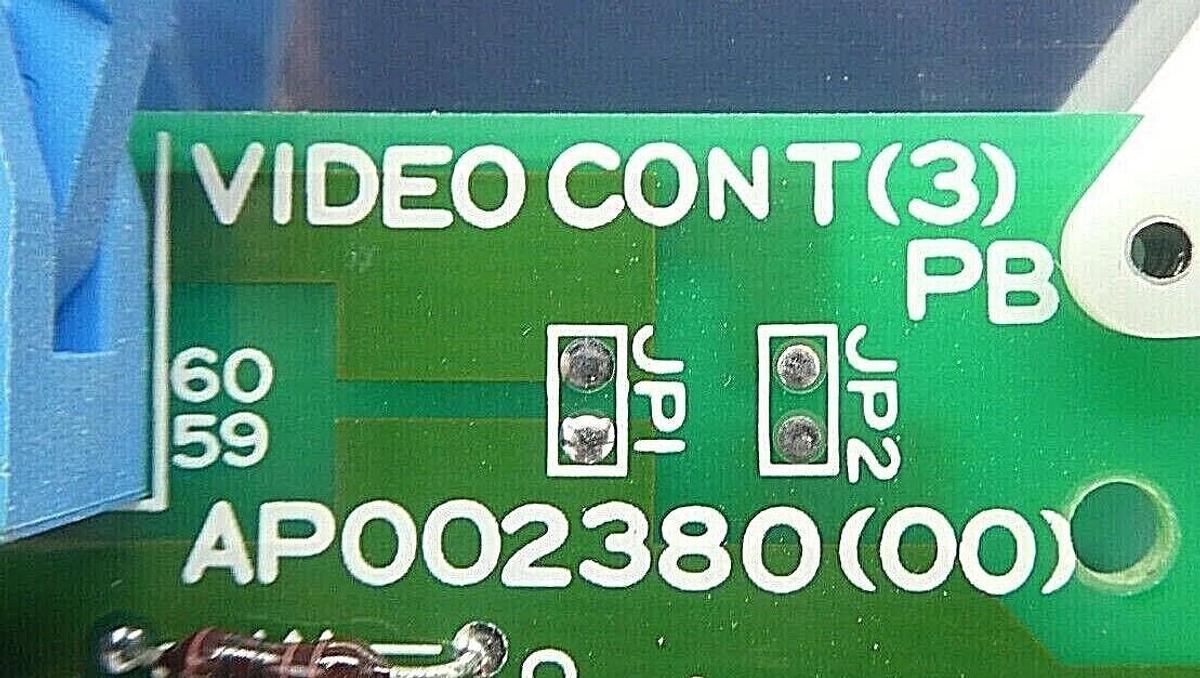 Used JEOL AP002380(00) Video Control PCB Card VIDEO CONT(3)PB JSM-6300F SEM Working