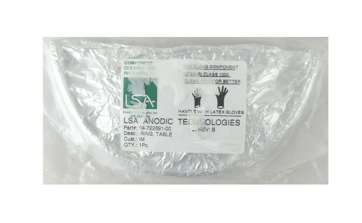 Used Novellus Systems 04-722691-00 Table Ring Cleaned Working Surplus
