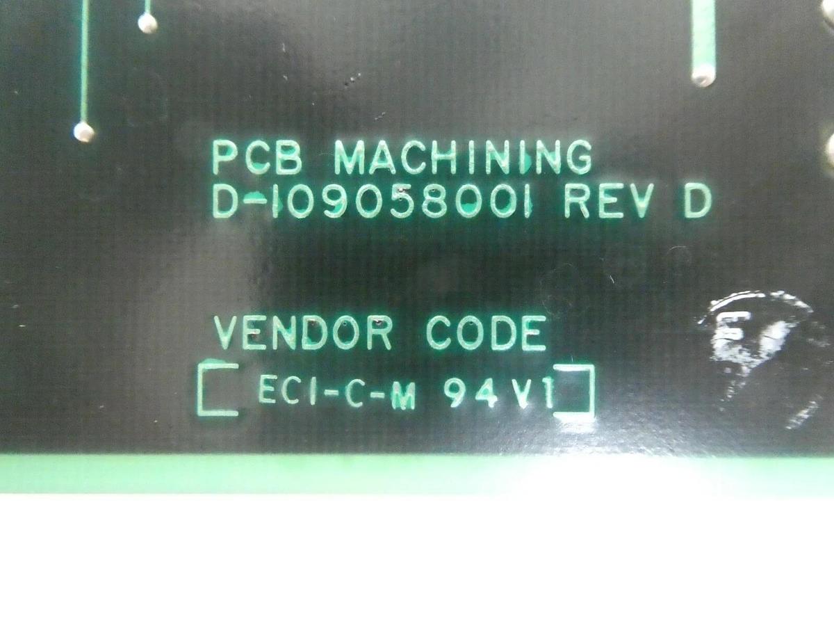 Used Varian D-109057001 Dose Processor Display/Control PCB Card E62007001 Working