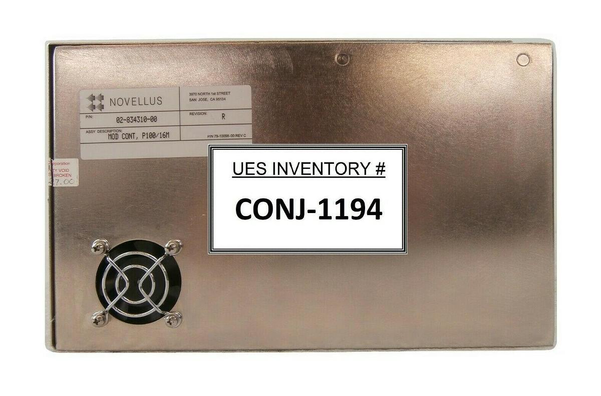 Used Novellus Systems 02-834310-00 Module Controller P100/16M 19-135376-00 Working