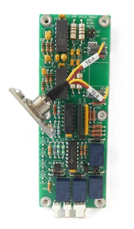 Used AMAT Applied Materials 0100-00241 TC Amp Interlock PCB Working Surplus