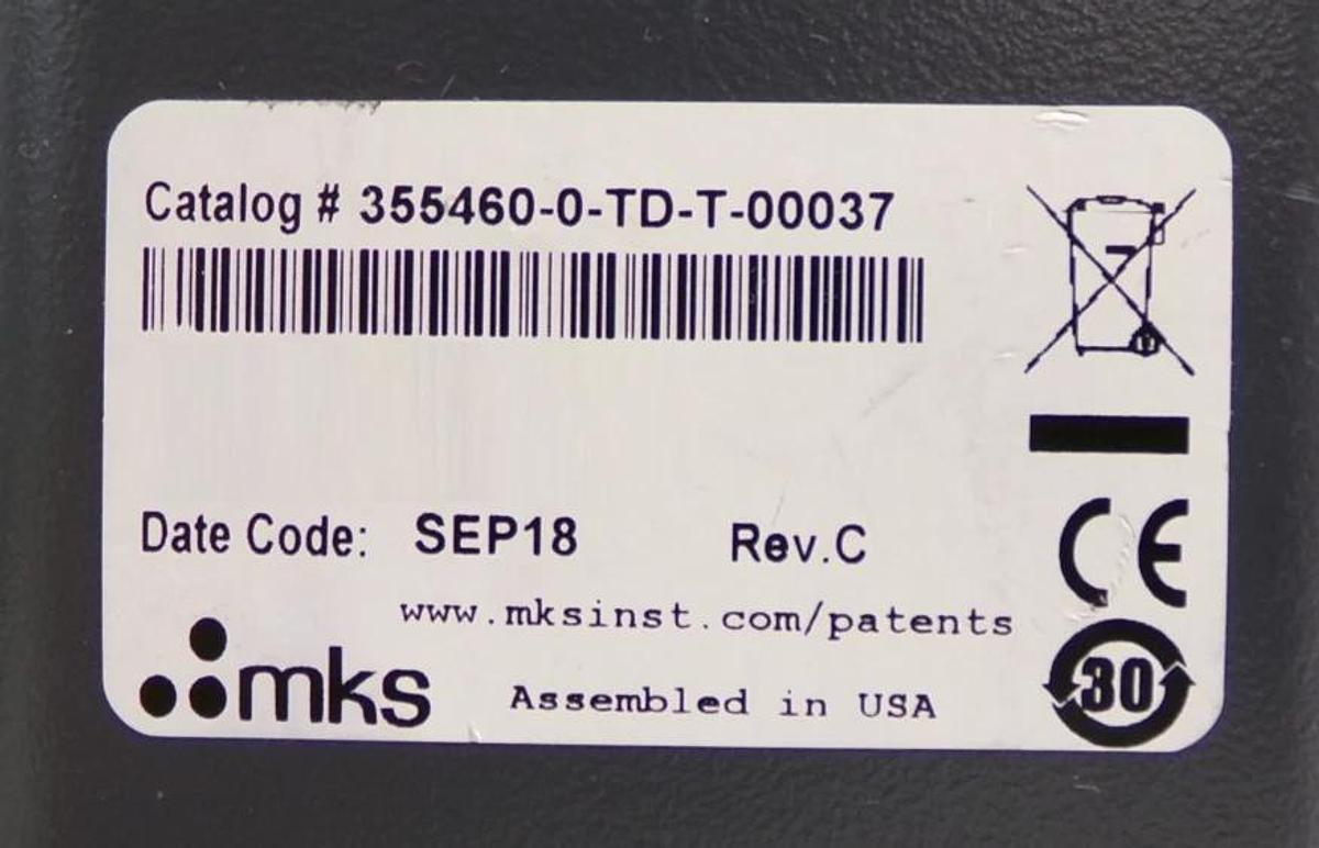 Used Granville-Phillips 355460-0-TD-T-00037 Micro-Ion Gauge Working