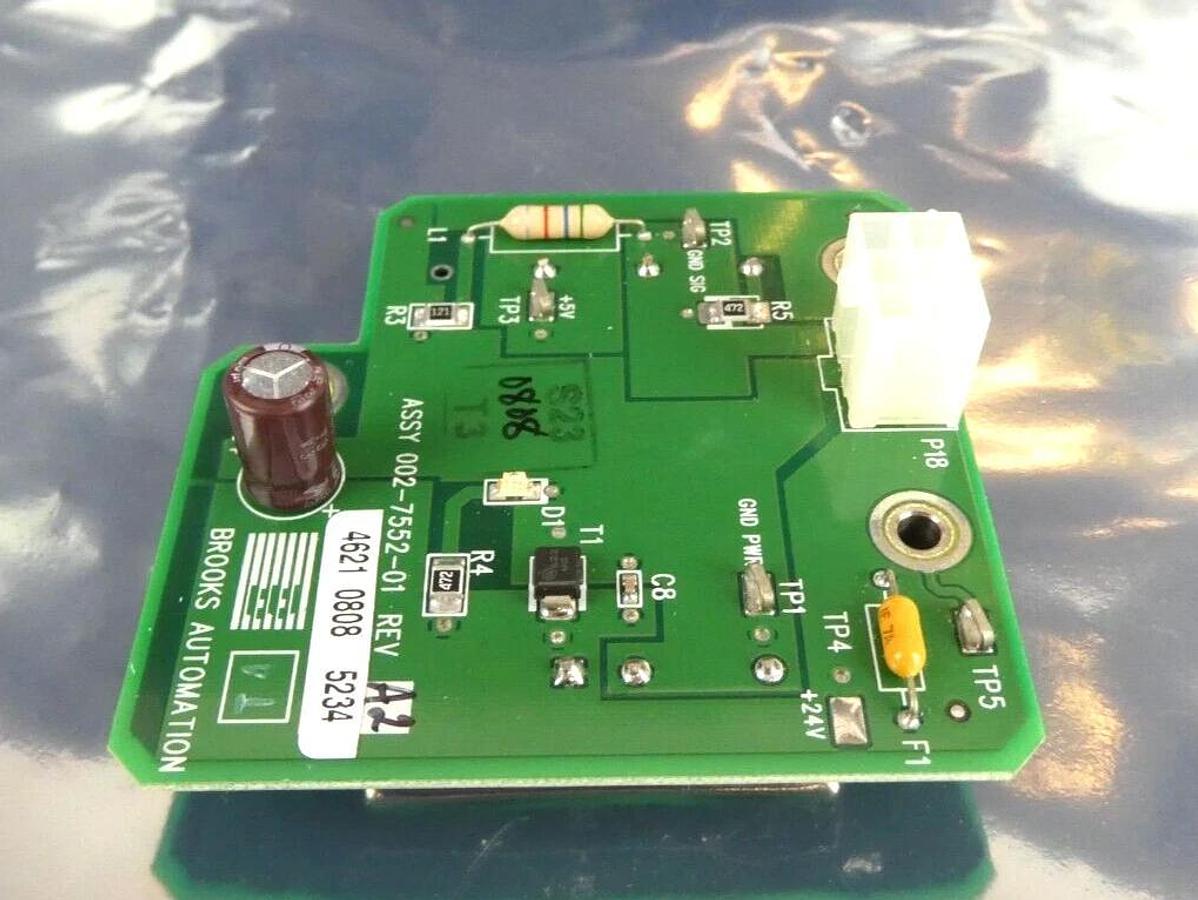 Used Brooks Automation 002-7551-01 Power Supply PCB 002-7552-01 Working Spare