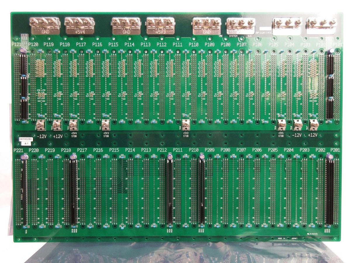 Used Nikon Precision RBP-21WH-I/NIK VME System Bus Backplane Board PCB NSR Working