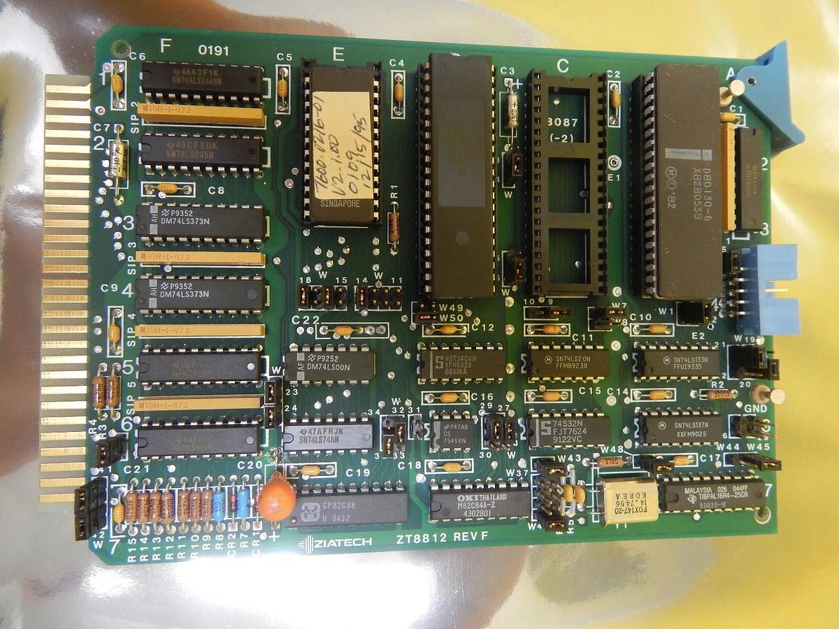 Used Ziatech ZT8812 CPU PCB Card AG Associates 7100-5133-04 4100s Used Working