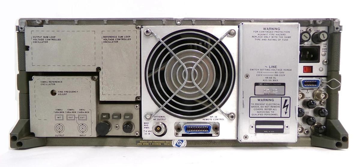 Used HP Hewlett-Packard 8662A Synthesized Signal Generator Option 001 Untested Spare