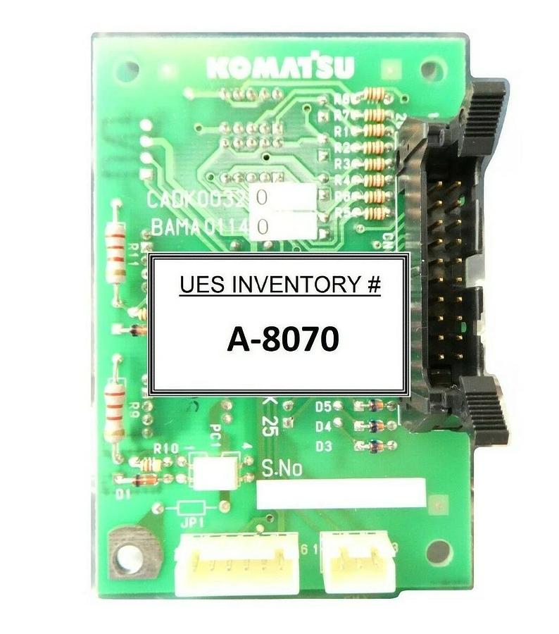 Used Komatsu CADK00320 Panel Display PCB BAMA01140 RCC-300 TEL Lithius Working