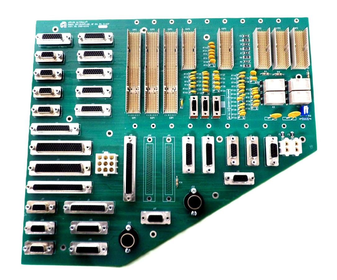 Used AMAT Applied Materials 0100-03315 MF IOC B2 C-ACP Signal Dist Backplane Working