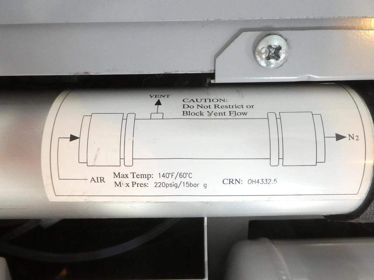 Used Parker ALIGN-HFMG-NA High-Flow Multi-Gas Generator ALIGN Untested Surplus