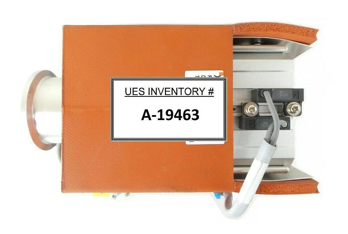 Used SMC XLA-40H-X1018 Heated Pneumatic High Vacuum Angle Valve Trias Working Surplus