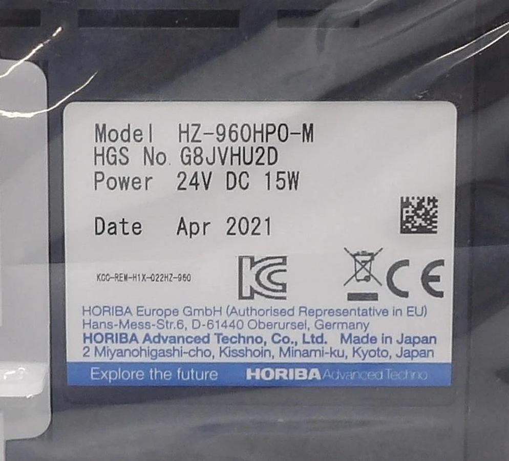 Used Horiba HZ-960HPO-M Concentration Monitor New