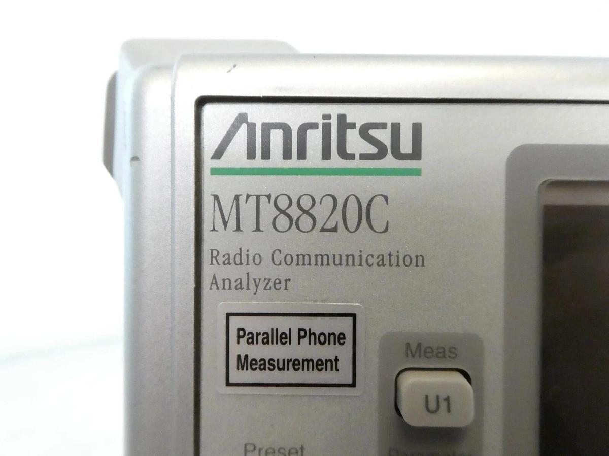 Used Anritsu MT8820C Radio Communication Analyzer GSM W-CDMA CDMA2000 LTE 23.32S