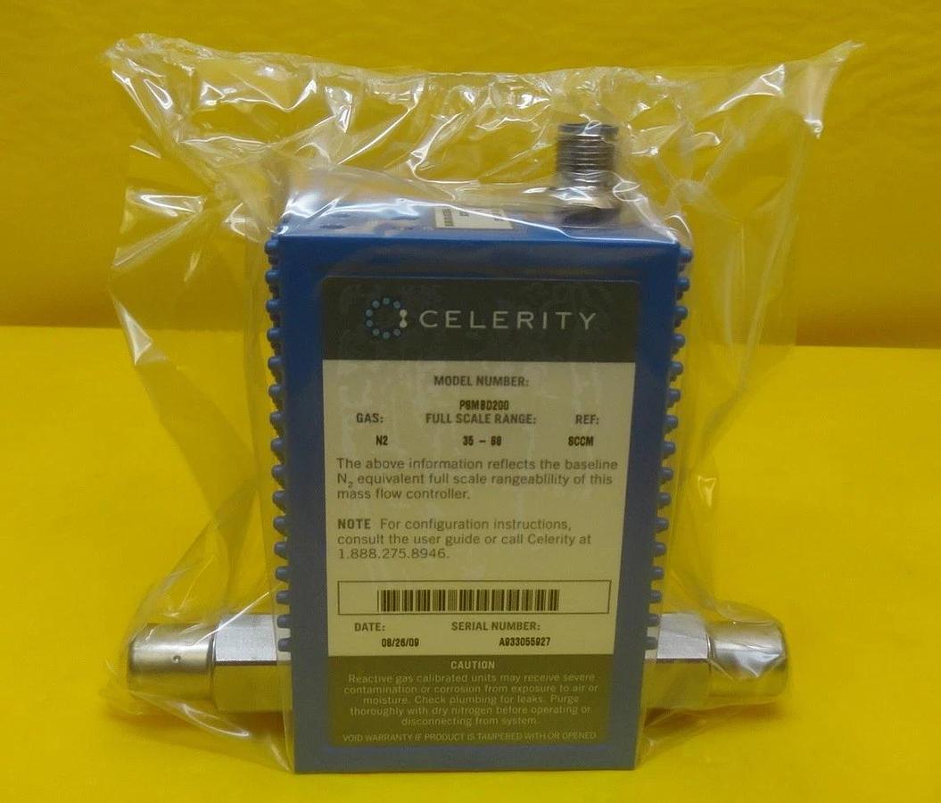 Used Celerity PSMBD200 Mass Flow Controller MFC 54-125027A03 IN2 100 SCCM He New