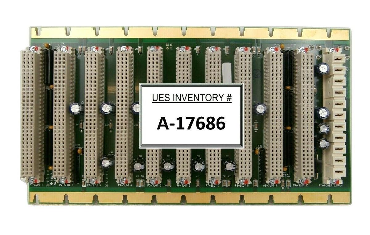 Used Delta Tau Data Systems 603464-102 UBUS 10 Slot Backplane PCB Working Spare