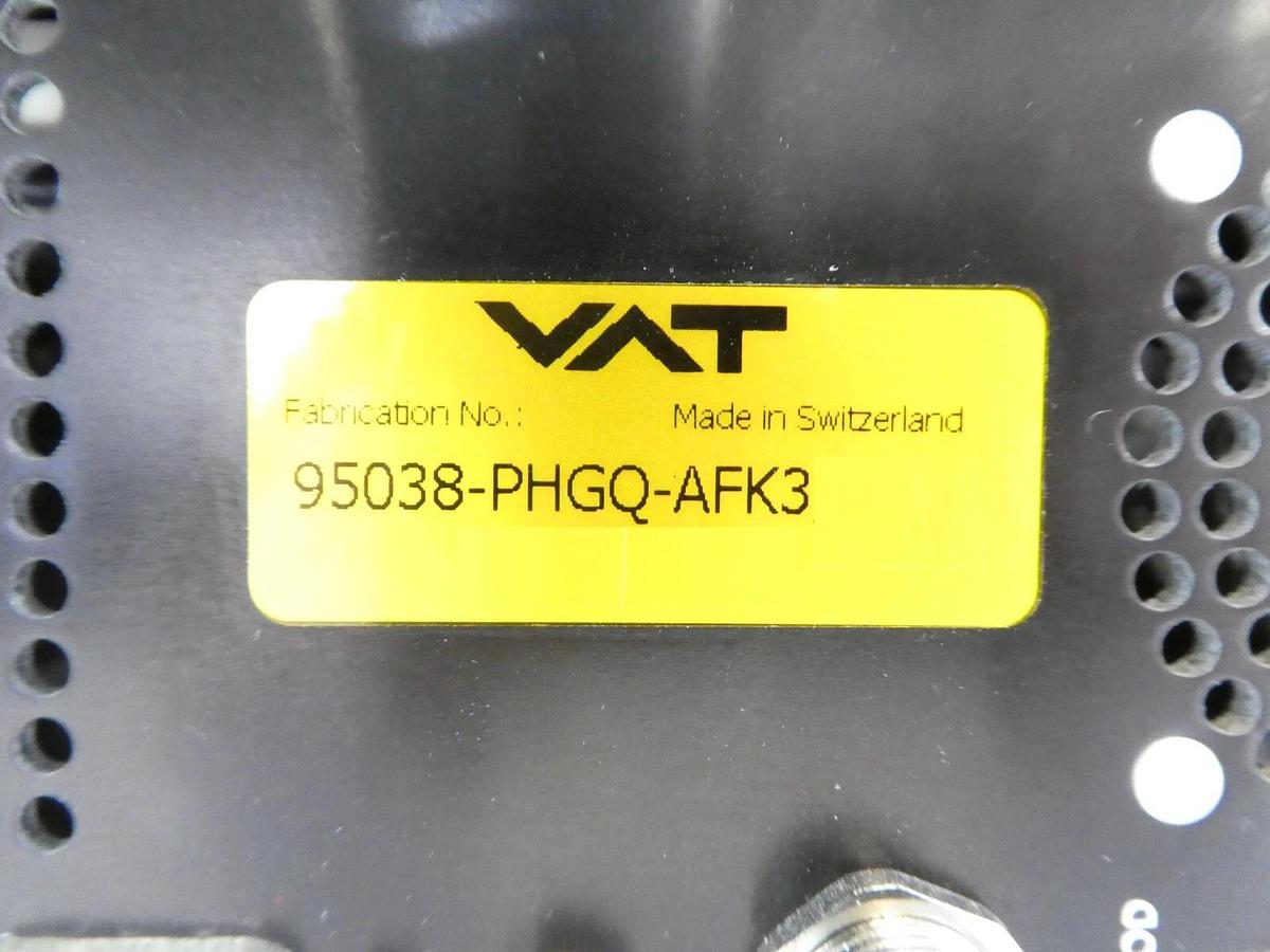 Used VAT 95038-PHGQ-AFK3 Butterfly Valve Body Integrated Pressure Controller Spare