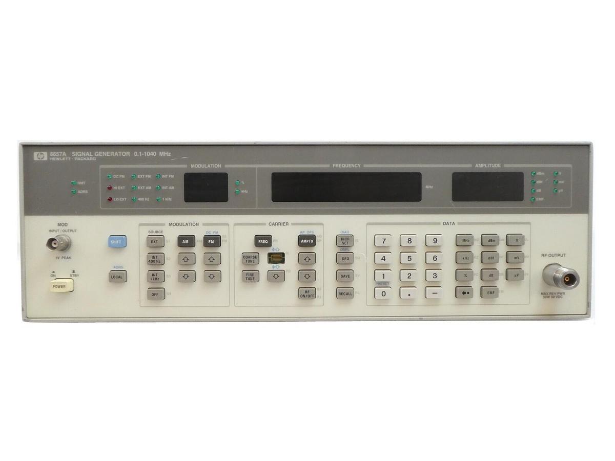 Used HP Hewlett-Packard 8657A Signal Generator 0.1-1040 MHz Untested Surplus