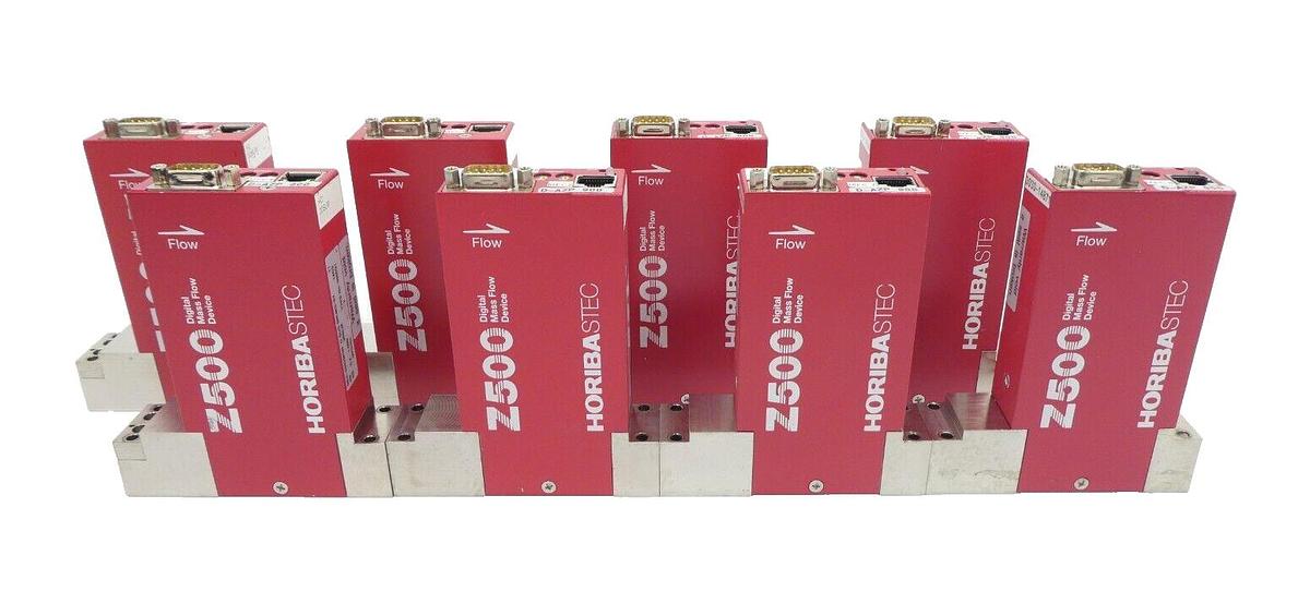 Used Horiba STEC Z500 Mass Flow Controller MFC SEC-Z522MGN SEC-Z512MG Lot of 8 Spare