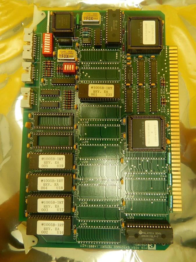 Used Electroglas 256303-003 Extended Memory PCB Card Working Surplus